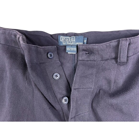 Polo Ralph Lauren Button-Fly Cargo Shorts  Men's Size 32  Navy Soft Heavier Knit - Picture 4 of 5